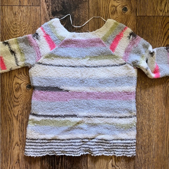 Free People Patchwork Knit Sweater - Picture 3 of 5